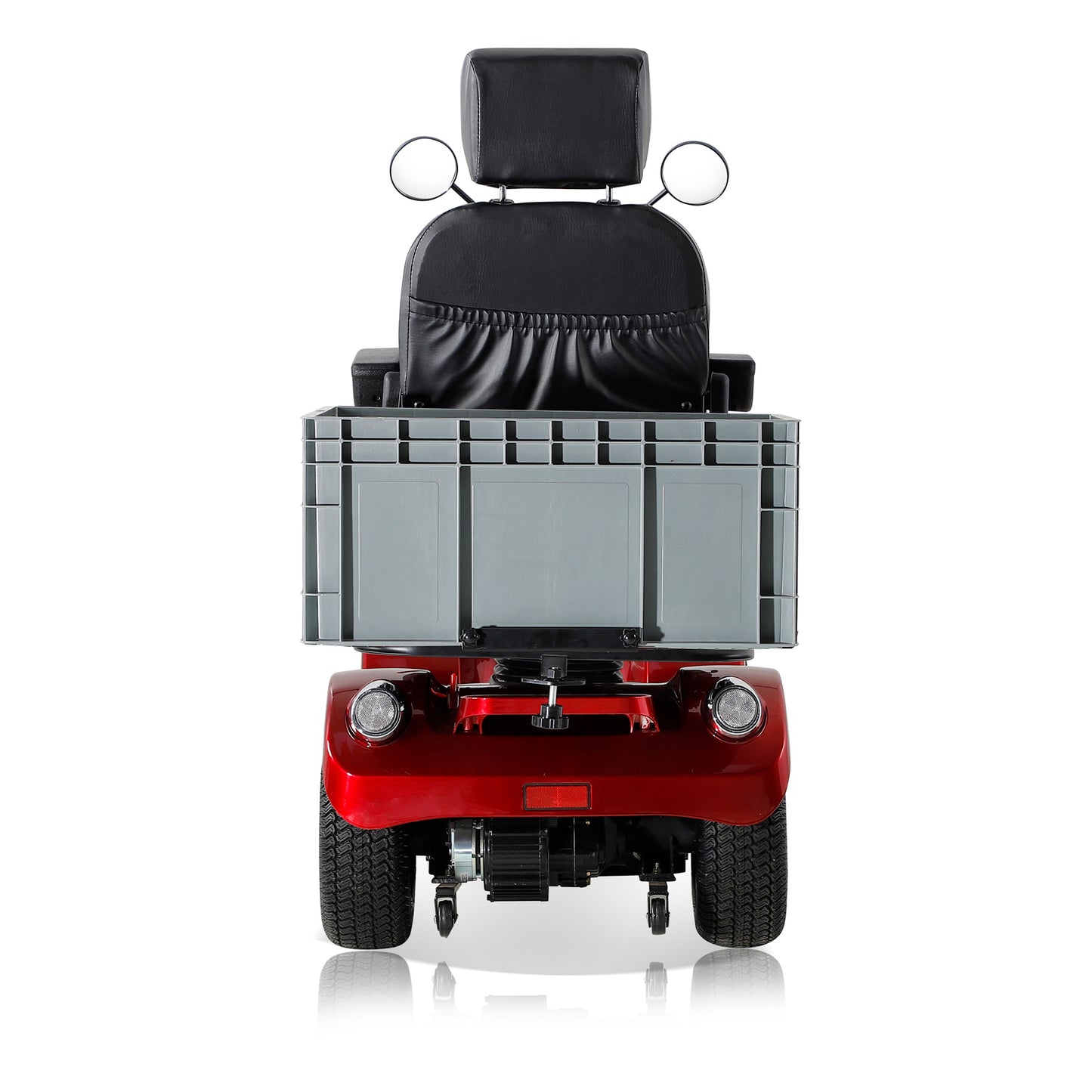 Heavy-Duty All-Terrain Mobility Scooter for Seniors - Remote Control, Adjustable Seating & Anti-Theft Alarm (69.7"L x 26"W)