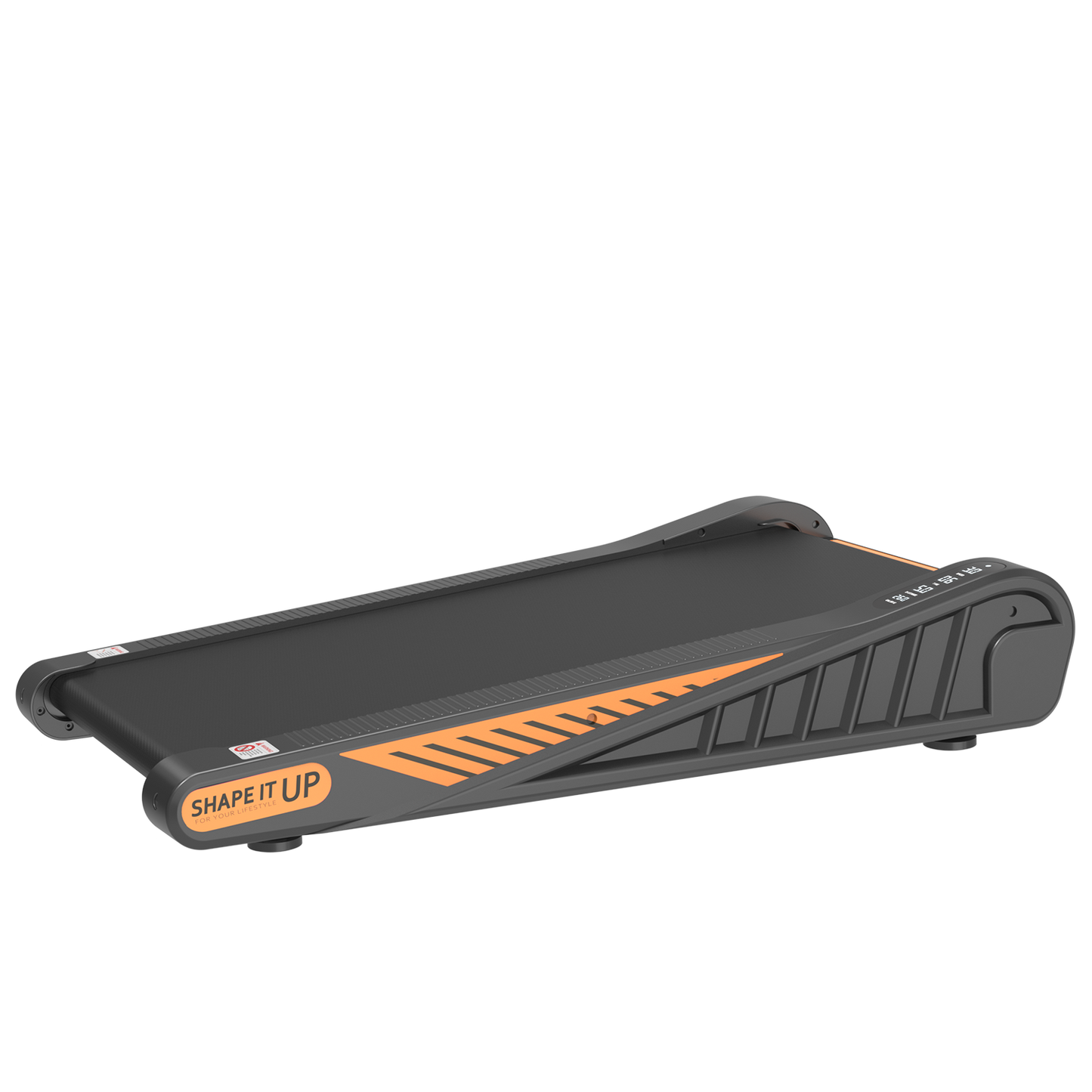 Smart Incline Walking Pad Treadmill - Space Saving Design with LCD Display - Perfect for Work from Home & Small Spaces (280LB Capacity)