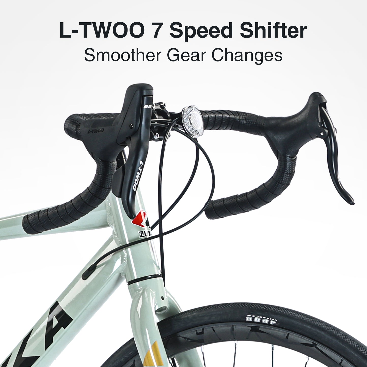 700C Aluminum Road Bike for Men & Women - 7-Speed Lightweight Commuter Bike with Dual Disc Brakes, 700x28C Tires, 85% Pre-Assembled (Green)