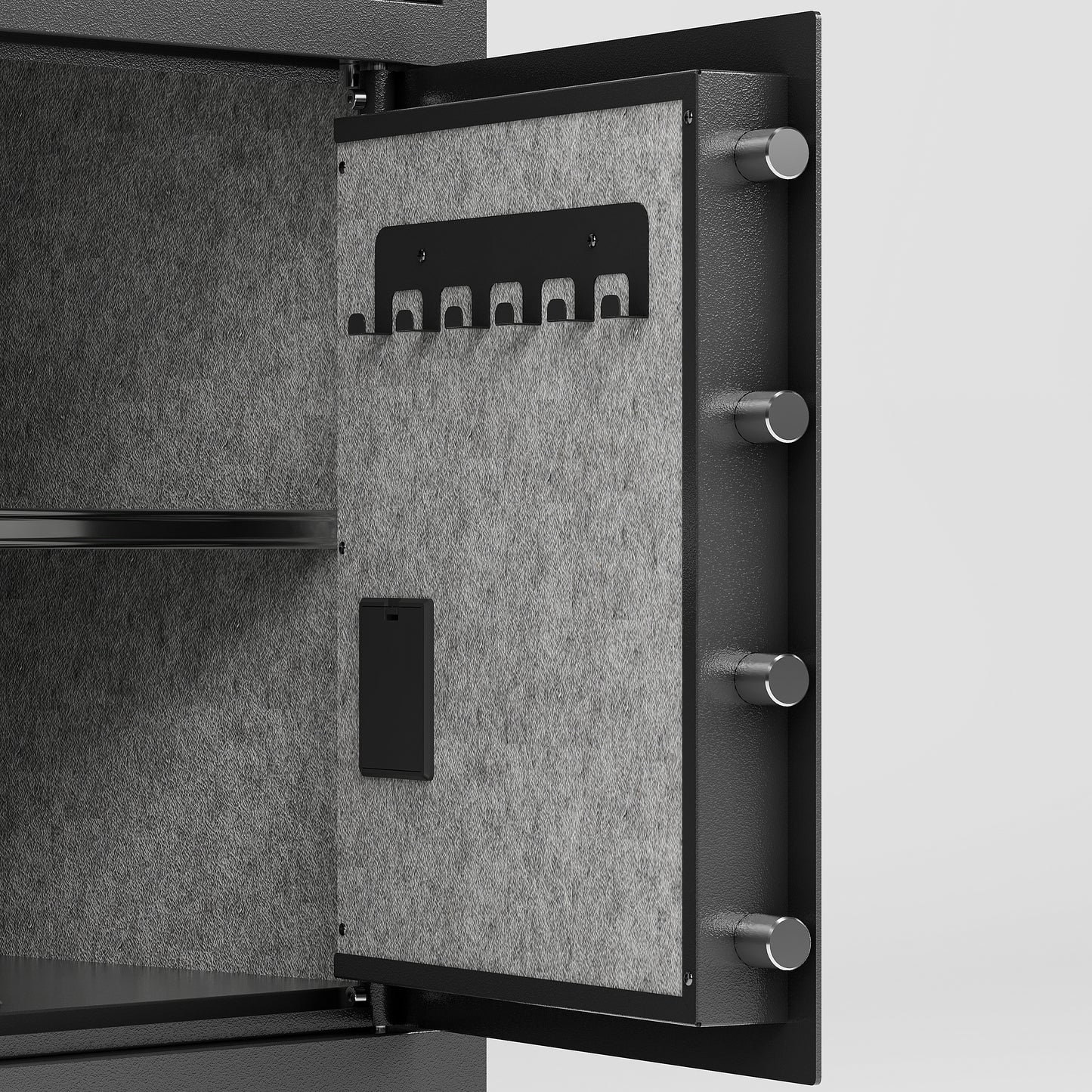 Business Security Safe with Electronic Lock & Anti-Theft Alarm – Heavy-Duty Cash & Document Safe for Office, Hotel, or Home