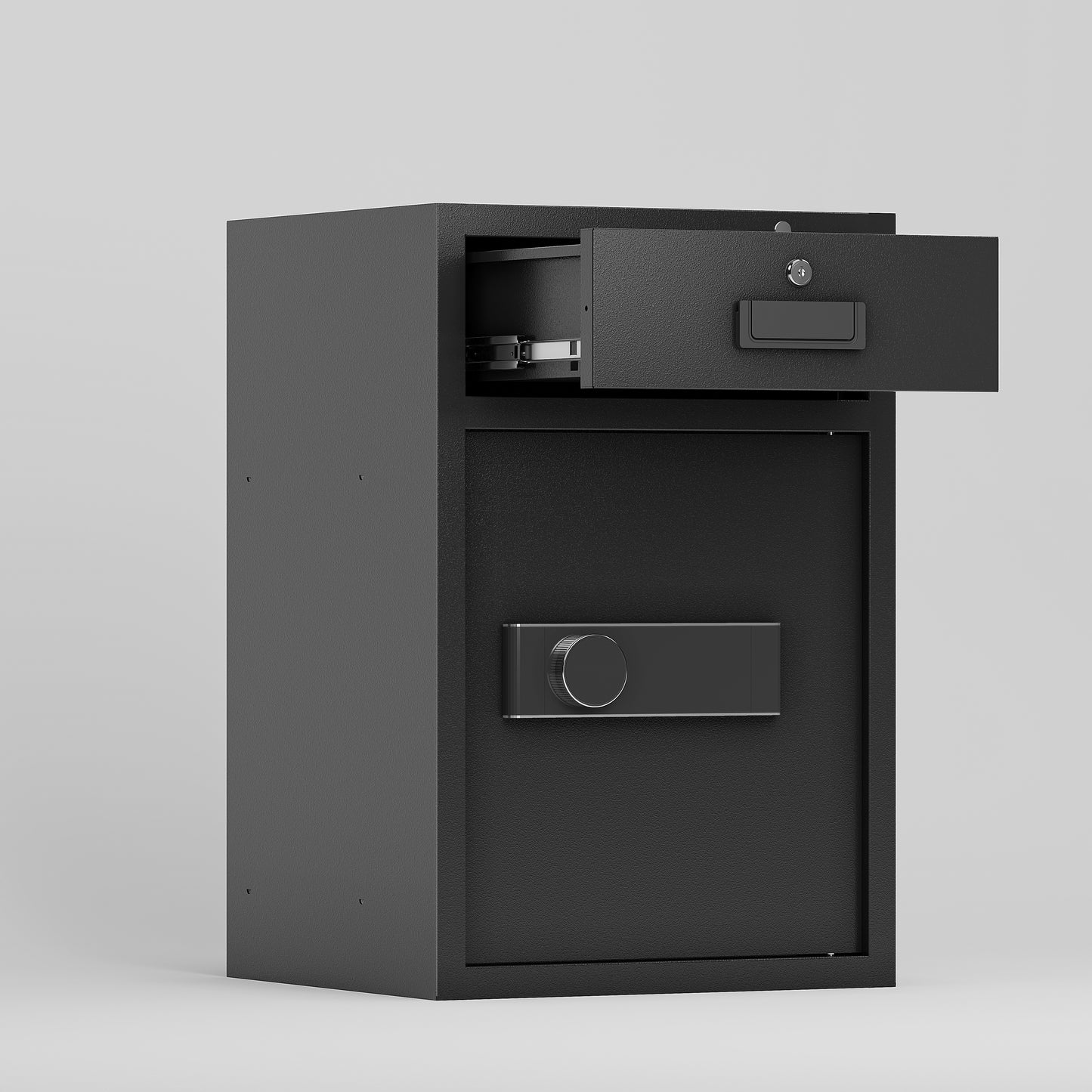 Electronic Business Safe with Anti-Theft Alarm - Compact Cash & Document Security Box for Office, Hotel, or Home