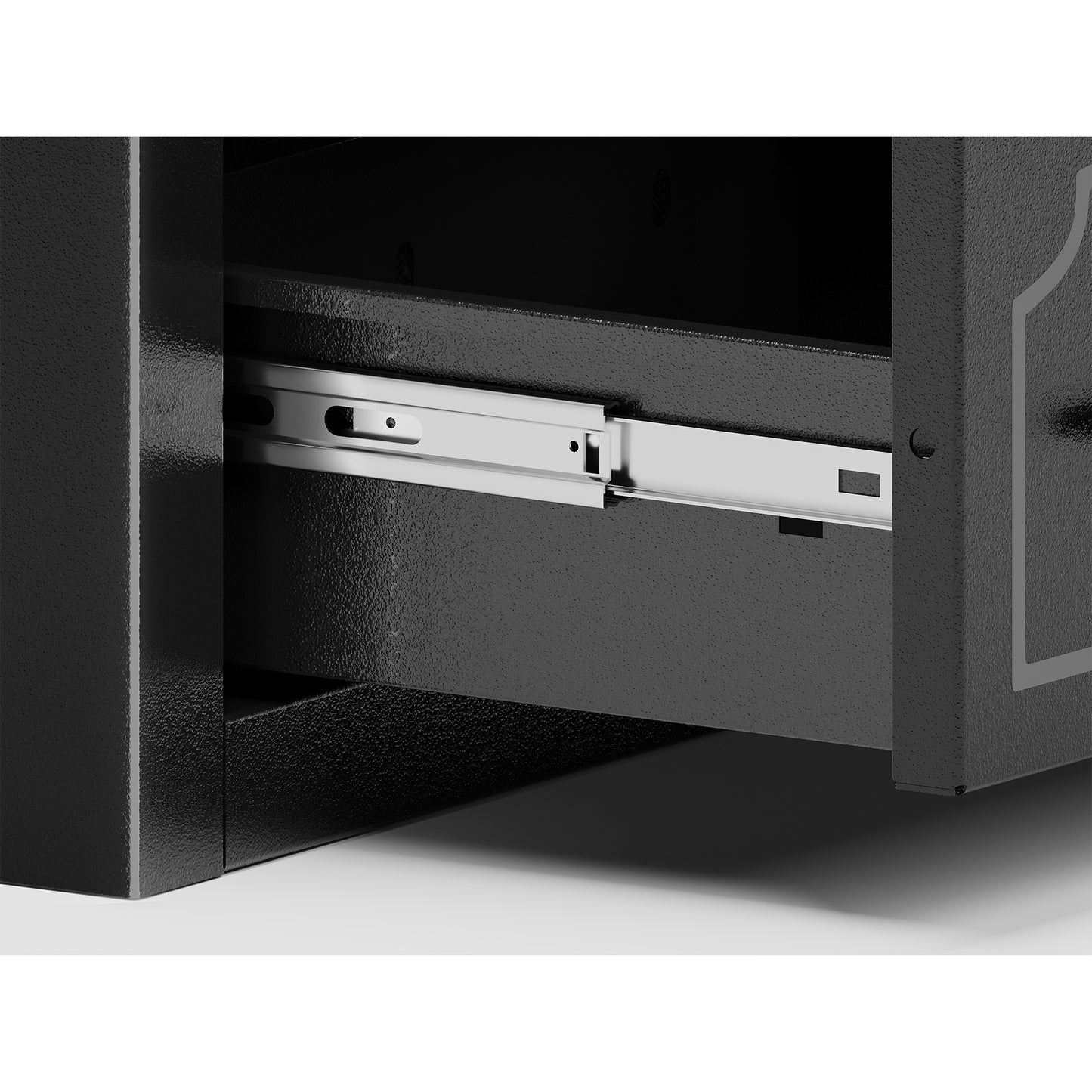 8-Gun Digital Rifle Safe with LED Lighting - Heavy Duty Steel Gun Cabinet for Rifles, Shotguns & Pistols