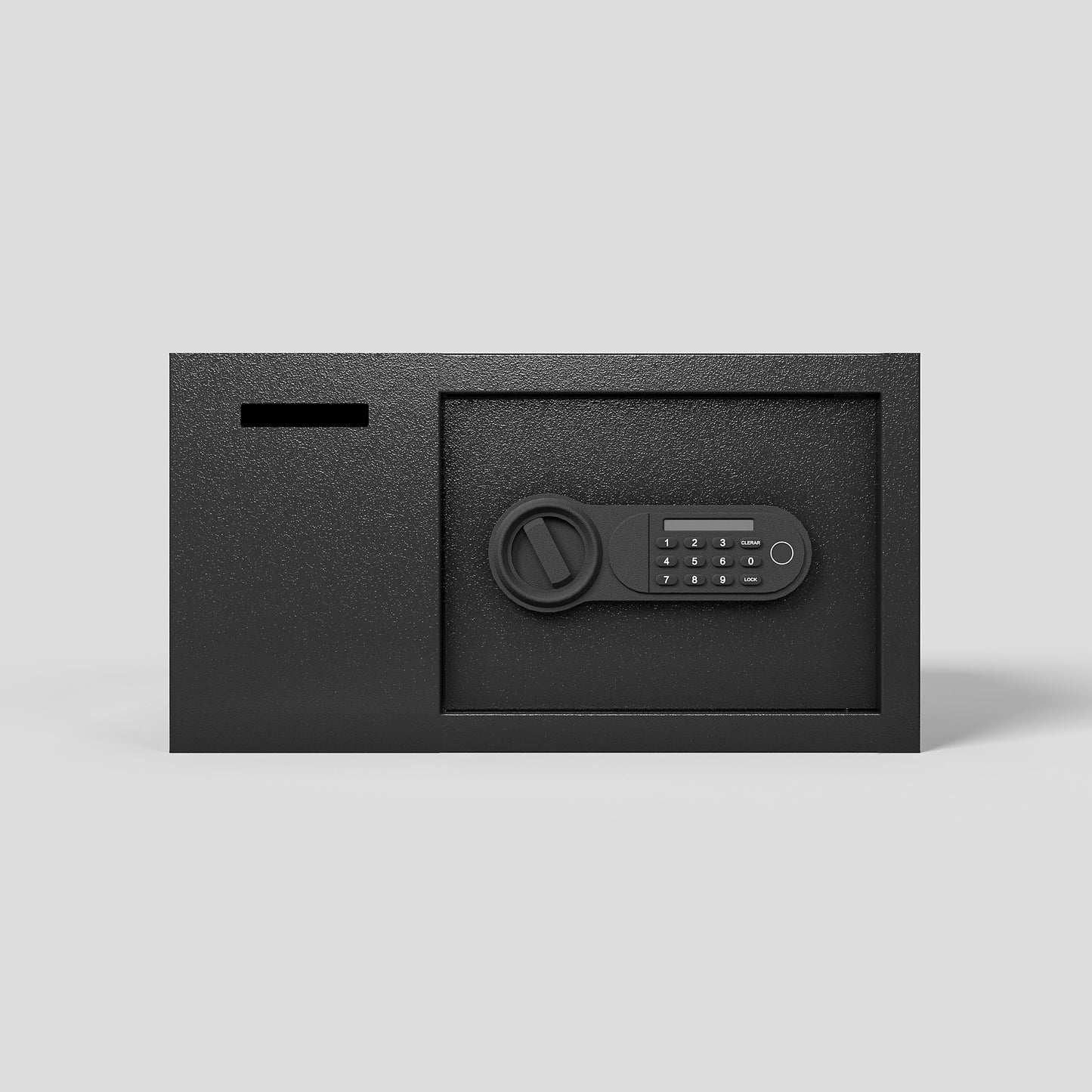 Electronic Keypad Security Safe – 1.16 Cu Ft Steel Lock Box for Cash, Jewelry & Documents, Anti-Theft & Fireproof Design (Black)