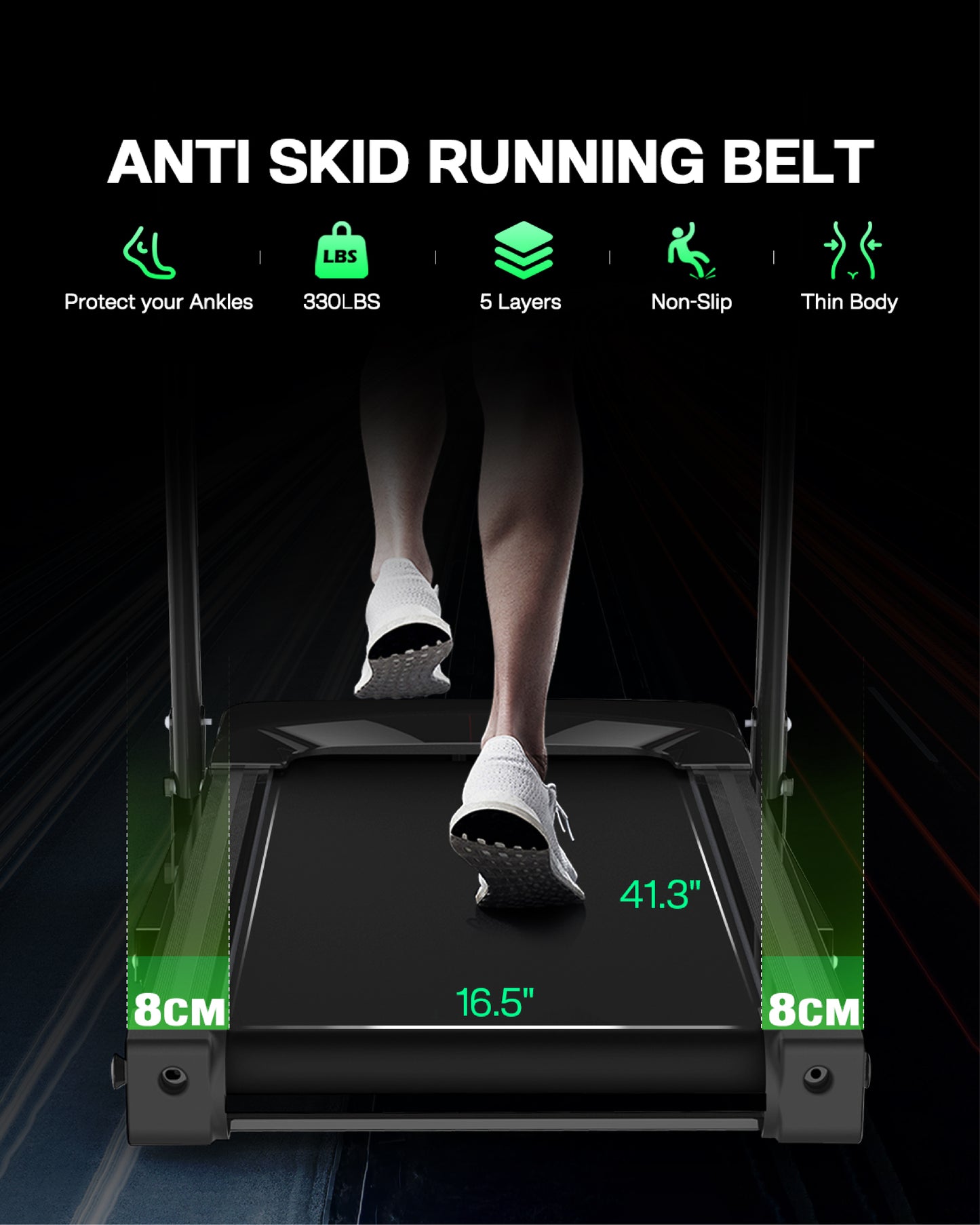 Premium Foldable Incline Treadmill for Home - Your Ultimate Fitness Companion with LED Display & APP