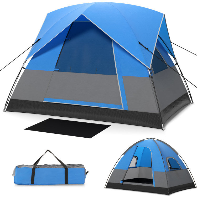 3-Person Weatherproof Camping Tent – Spacious Family Shelter with Waterproof Design, Lightweight Portability & Quick Setup for Outdoor Adventures