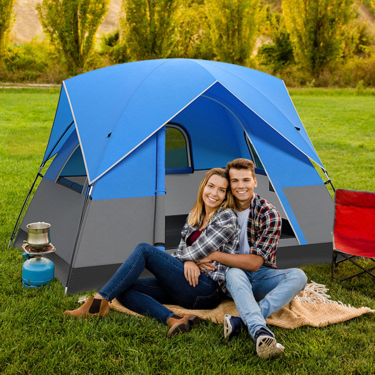3-Person Weatherproof Camping Tent – Spacious Family Shelter with Waterproof Design, Lightweight Portability & Quick Setup for Outdoor Adventures