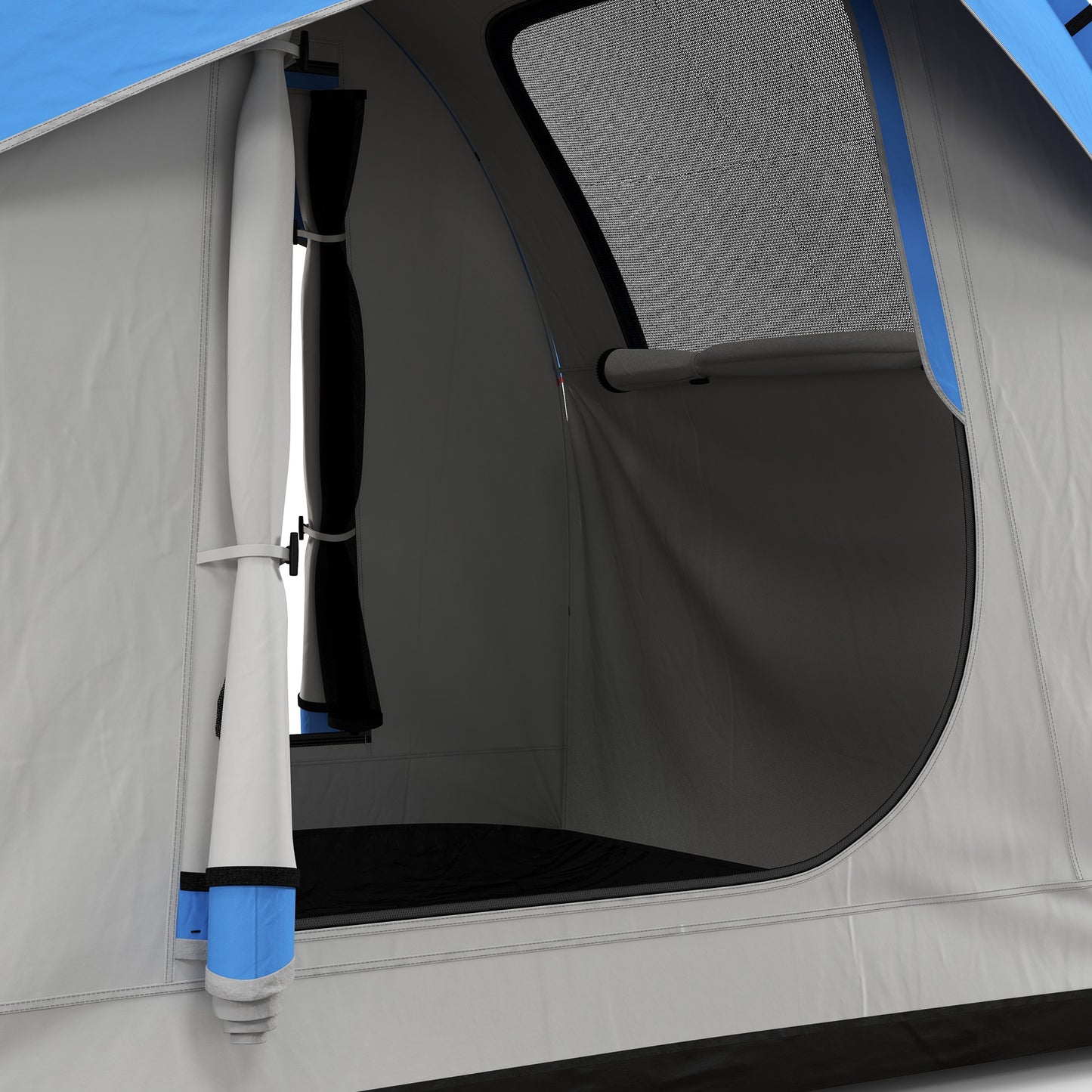 SUV Truck Tent for 5-6 People – 2000mm Waterproof Car Camping Shelter with 3 Doors, Mesh Ventilation & Universal Vehicle Compatibility