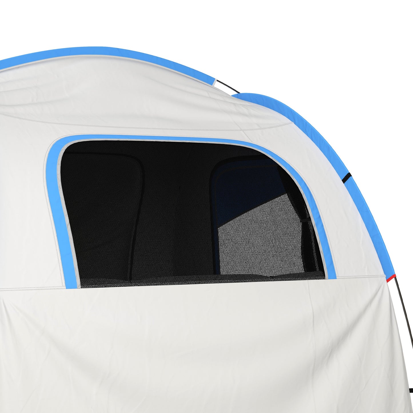 SUV Truck Tent for 5-6 People – 2000mm Waterproof Car Camping Shelter with 3 Doors, Mesh Ventilation & Universal Vehicle Compatibility