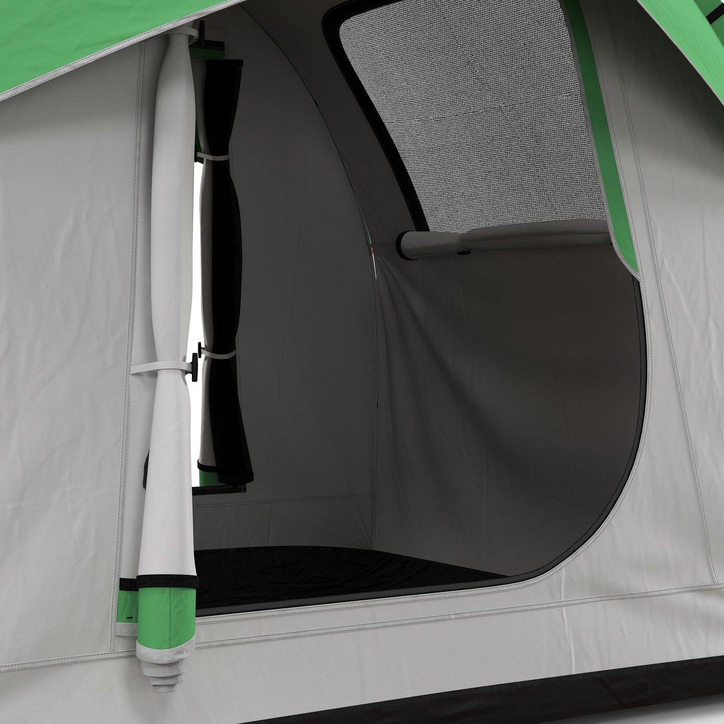 5-6 Person SUV Camping Tent – Heavy-Duty 2000mm Waterproof Shelter with 3 Doors, Mesh Windows & Universal Vehicle/Ground Setup