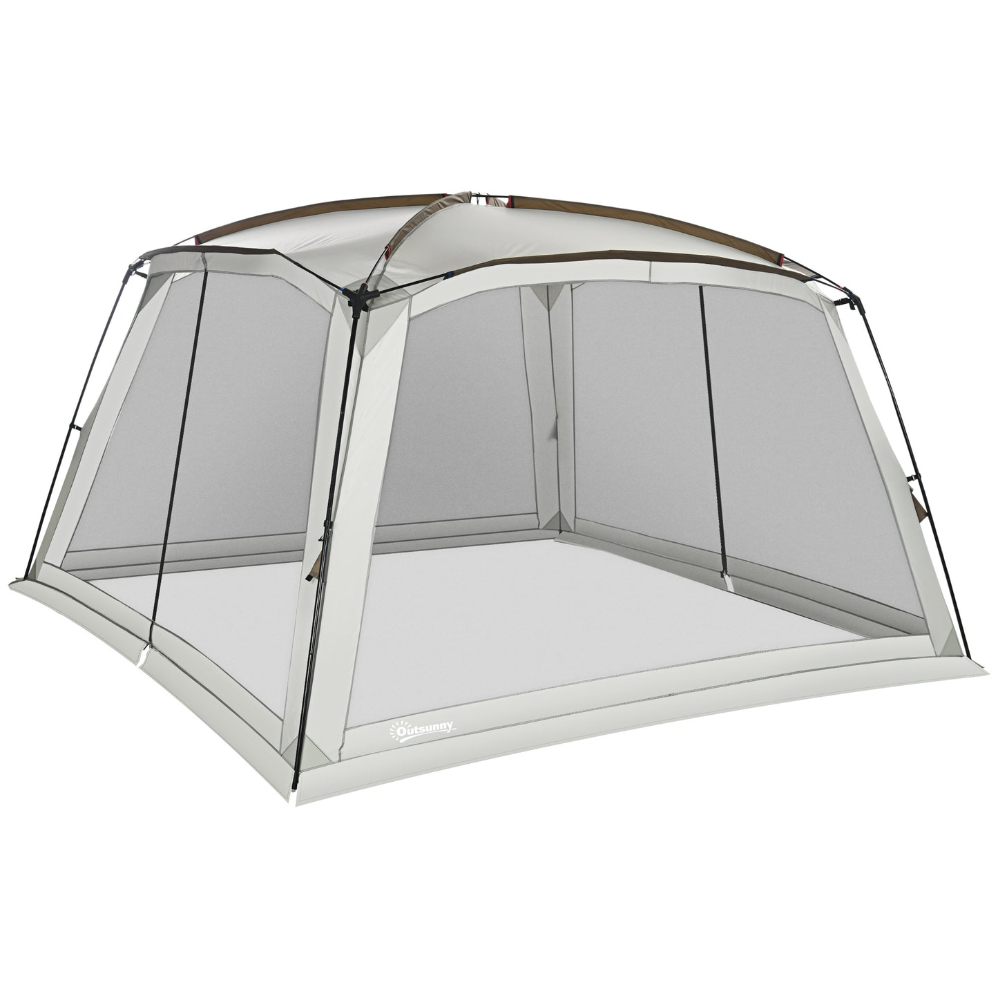 12'x12' UV50+ Screen House Tent for 6-8 People – Portable Camping Canopy with 2 Doors, Easy Setup &amp; Sun Protection for Outdoor Gatherings