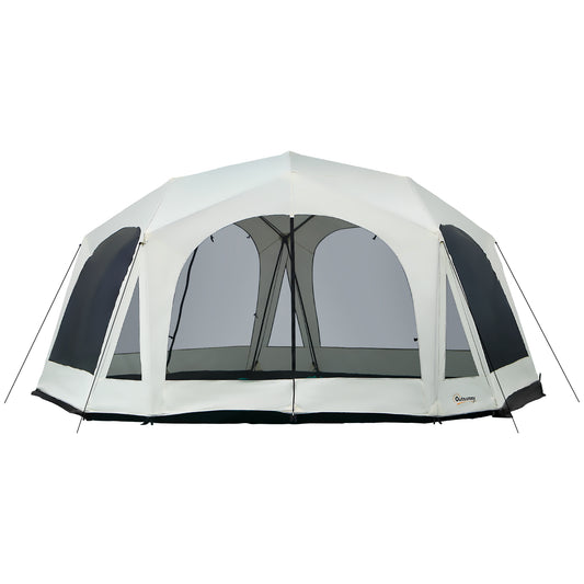 20-Person Family Cabin Camping Tent – Spacious Outdoor Shelter with 9 Mesh Windows, Weatherproof Design & Easy Setup for Large Groups