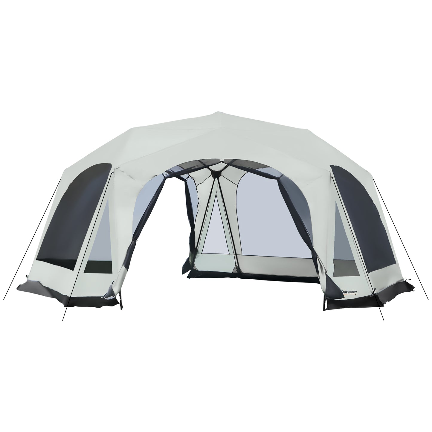 20-Person Family Cabin Camping Tent – Spacious Outdoor Shelter with 9 Mesh Windows, Weatherproof Design & Easy Setup for Large Groups