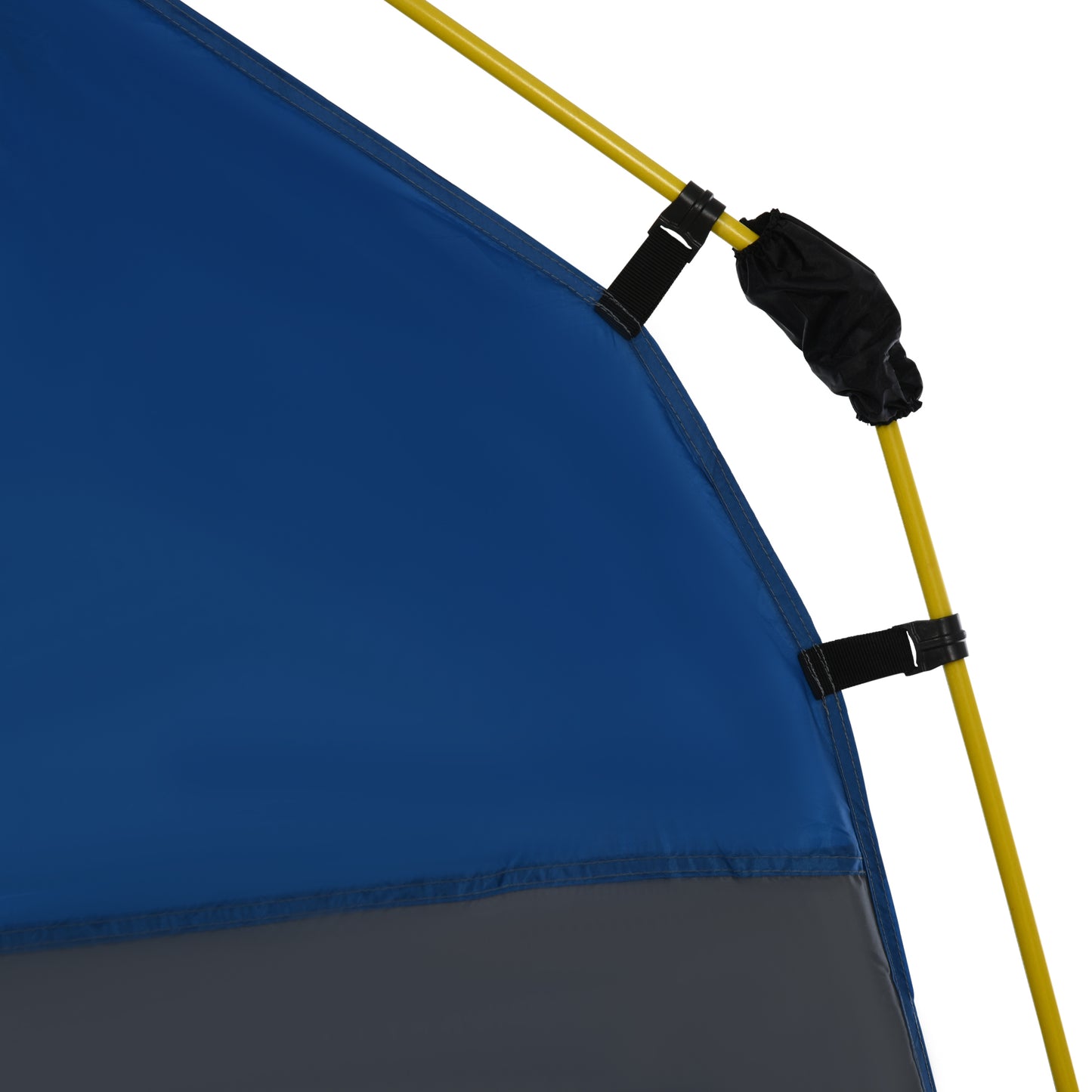 4-Person Hydraulic Pop Up Tent – Instant 1-Minute Setup, Weather-Resistant Family Camping Shelter with 4 Doors & Storage Pockets