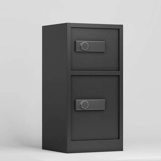 Business Security Safe with Electronic Lock & Anti-Theft Alarm – Heavy-Duty Cash & Document Safe for Office, Hotel, or Home